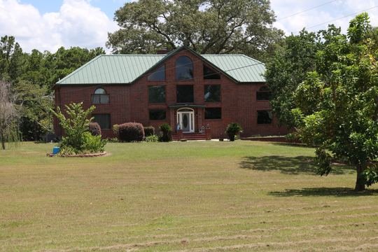 Two-story brick residence
